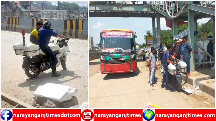 সিদ্ধিরগঞ্জে মহাসড়কে ট্রাফিক পুলিশের নৈরাজ্য, ফুঁসে উঠছেন পরিবহন মালিক-শ্রমিকরা