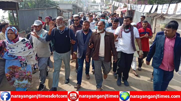 তৈমূরের সোনালী আঁশ প্রতিকে ওলামাদলের গণসংযোগ