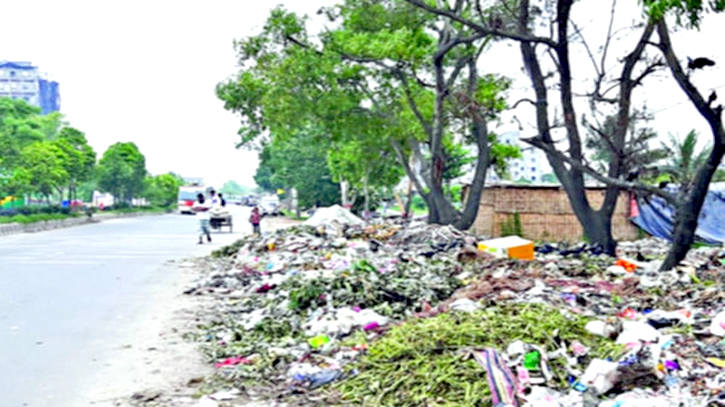 ২২ নং ওয়ার্ডে ময়লার ভাগাড়ে দুষন হচ্ছে পরিবেশ    