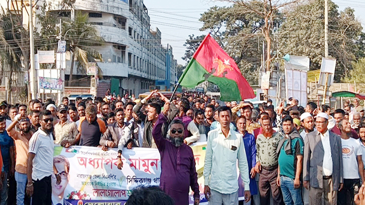  মামুন মাহমুদের গণ-সংবর্ধনায় মিছিল নিয়ে খোকন