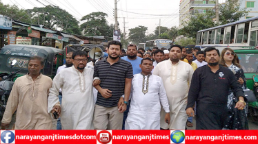 নেতাকর্মী নিয়ে কর্মী সভায় শ্রমিক লীগের সদস্য সচিব সাদ্দাম 