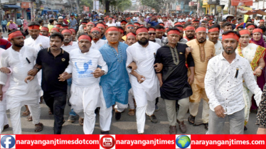 কাদিরের নেতৃত্বে আ’লীগের জনসভায় শ্রমিকলীগের বিশাল শোডাউন  