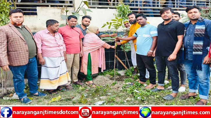 মহান বিজয় দিবস উপলক্ষে ধামগড় ইউনিয়ন বিএনপি বৃক্ষরোপন 