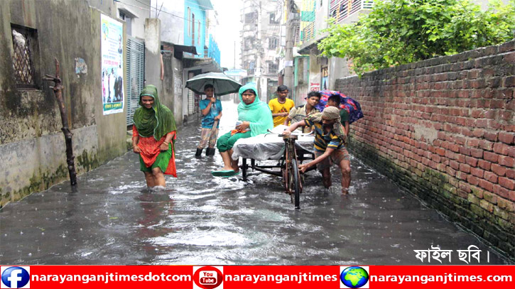 ৩ দিনের টানা বৃষ্টিপাতে বন্দরের নিম্নাঞ্চলে কৃত্তিম বন্যা