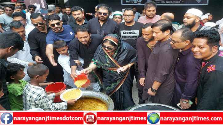 শোক‌ দিব‌সে আজ‌মেরী ওসমা‌নের প‌ক্ষে ম‌নির হো‌সে‌নের দোয়া ও খাবার বিতরণ