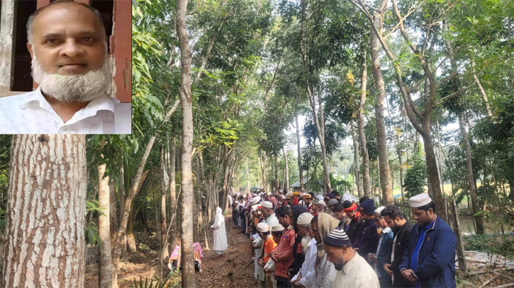 সাংবাদিক আহসানুল হাবিব সোহাগের বাবার দাফন সম্পন্ন 