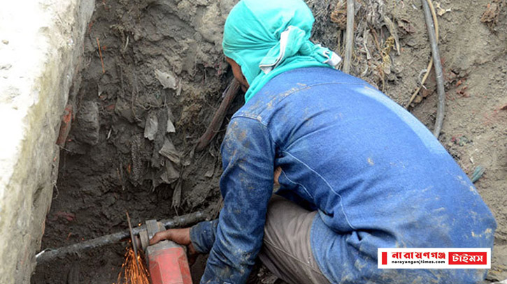 বন্দরে কুশিয়ারায় অবৈধভাবে গ্যাস সংযোগের হিড়িক